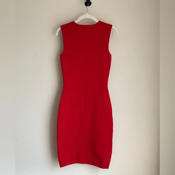 Neiman Marcus Red Sleeveless Dress - Size S - Picture 2 of 10